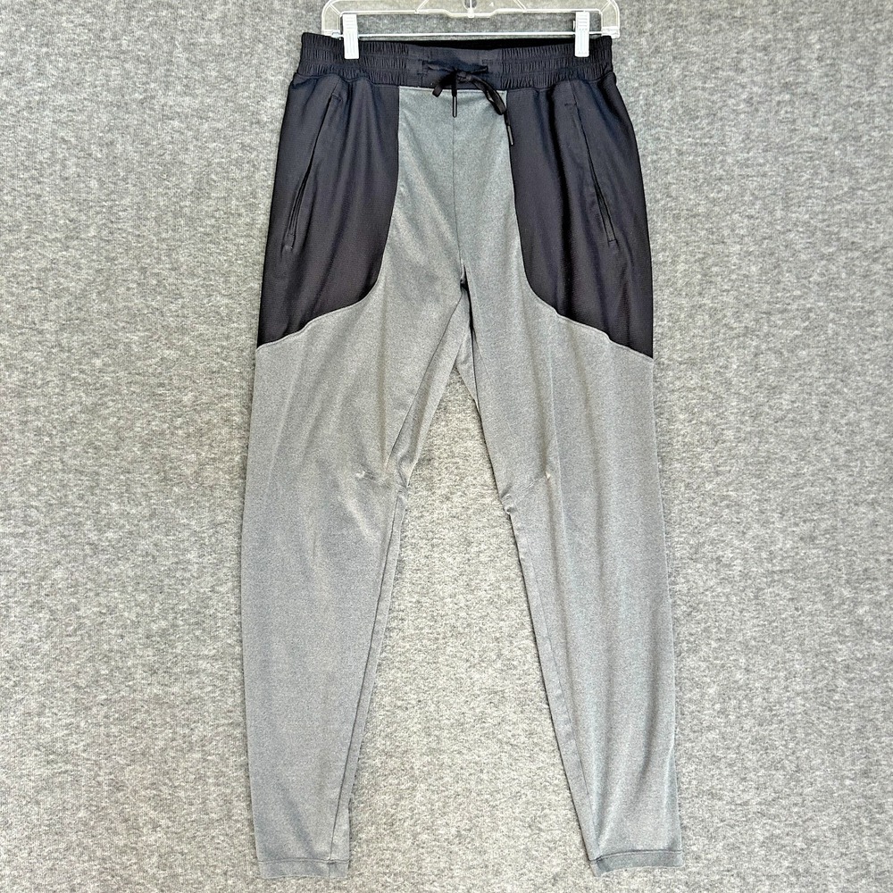 Lululemon Capacity Pant Men Medium Gray Black Jogger Athletic Running Athleisure